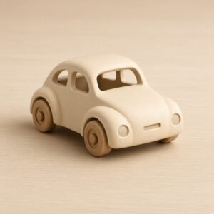 Cream Toy Car